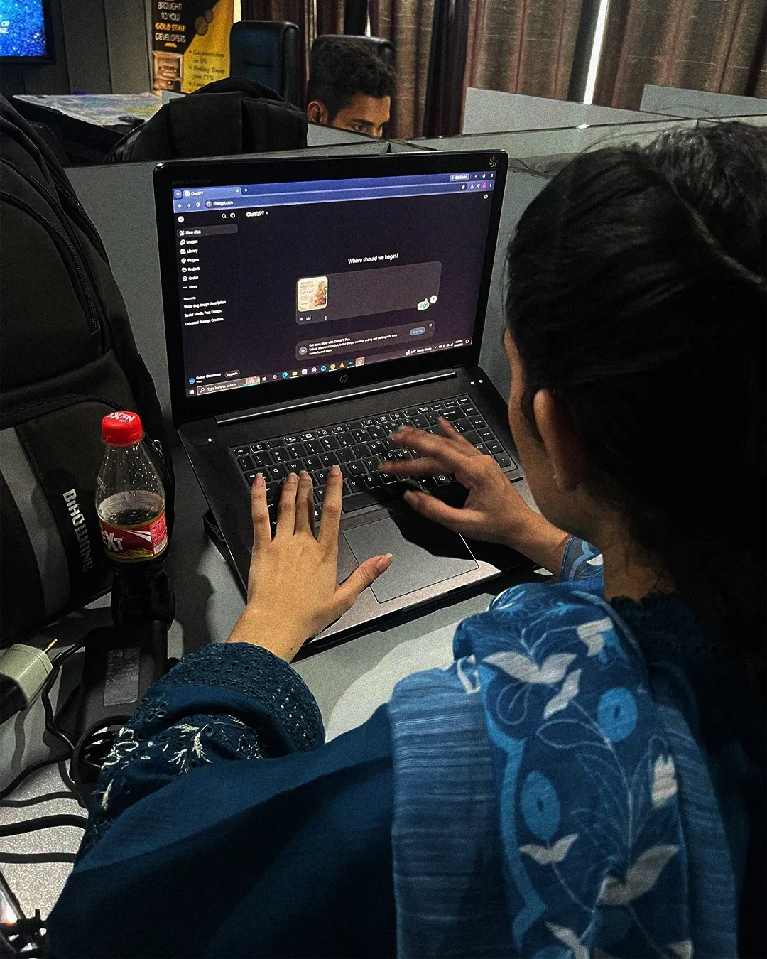 AI design class at Creative Fox Studio Lahore