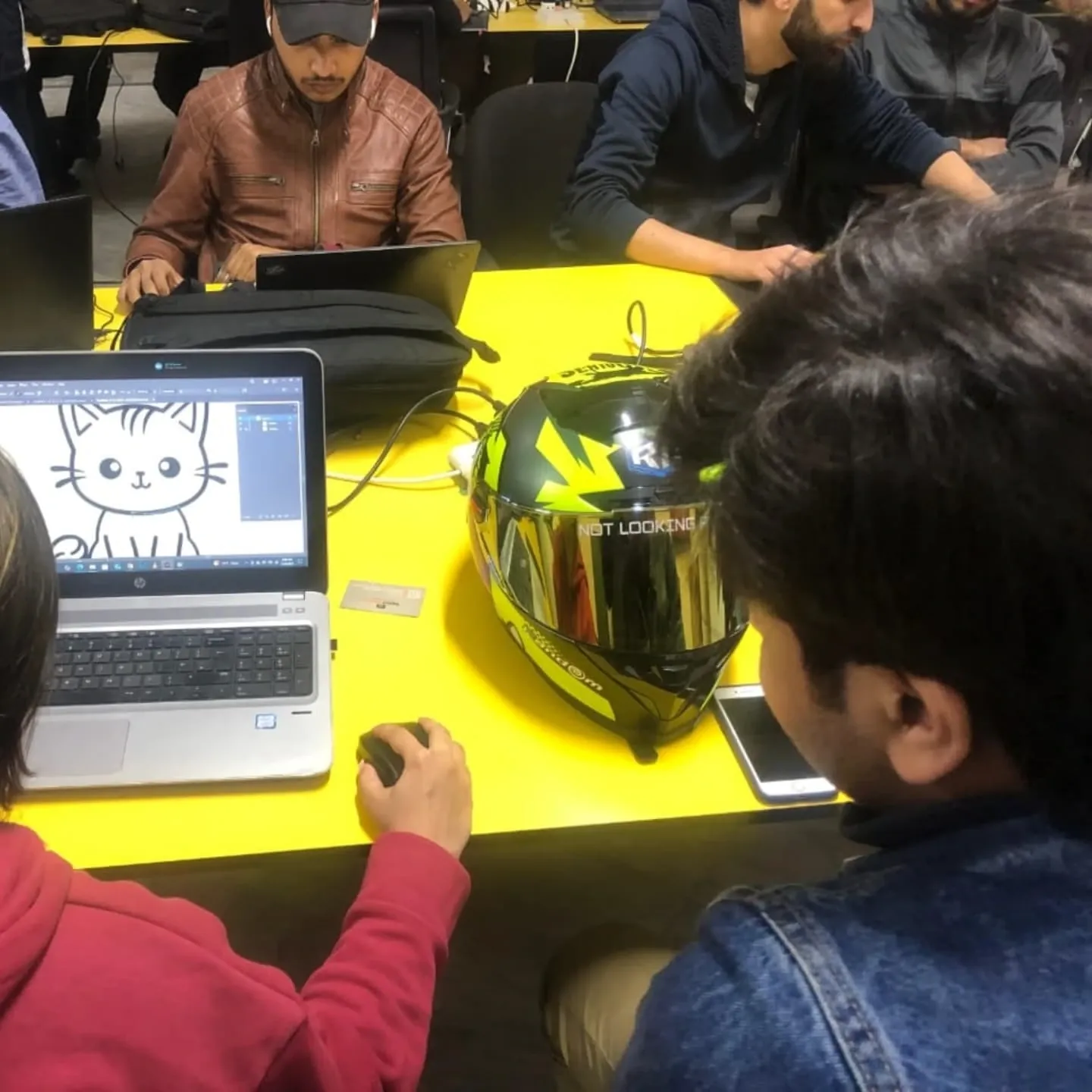 Graphic design workshop at Creative Fox Studio Lahore